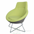 2016 canton fair furniture design yellow fabric chairs